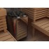 Электрокаменка SAWO Fiber Coating Savonia Combi SAVC-120NS-PF напольная со встр. парогенератором, нерж. сталь, фибропокрытие, черная, (пульт и блок мощности  не в комплекте)