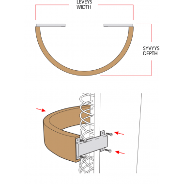 Деревянное ограждение SAWO TH-GUARD-W4-WL-A для TOWER TH4 / TH5, осина