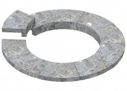 Круглый талькохлоритный фланец SAWO TH-COLLAR-S2 для TOWER TH2 / TH3