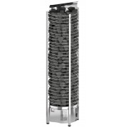 Электрокаменка для сауны  SAWO Tower TH3-45Ni2-WL 4,5 кВт, пристенная, нержавейка, выносной пульт, встроенный блок мощности (пульт покупается отдельно)