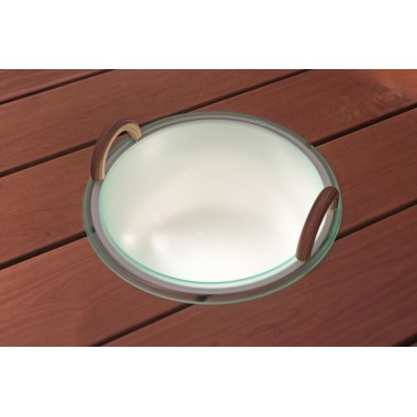 Шайка Cariitti IB320 с деревянными ручками, светодиодная подсветка