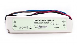 Герметичный блок питания GS star 24V 60W (IP67)