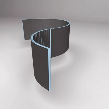 Teplofom+ XPS, односторонний слой (2500x600 мм) с пропилом (поперечный или продольный)