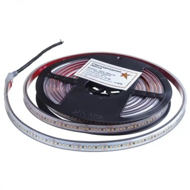 Светодиодная лента GS star 2835 180LED 24V IP68 LUX тёплый белый (2700-3200К) прозрачный