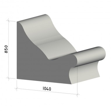Лежак для хаммам «Forma»