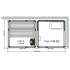 Комбинированная сауна с пародушевой кабиной Tylo Impression Twin 130SQ/1313 черный профиль