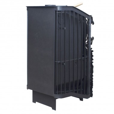 Печь для бани Варвара ТЕРМА Каменка мини Панорамная дверь без выносной топки парная 6 – 12 м³