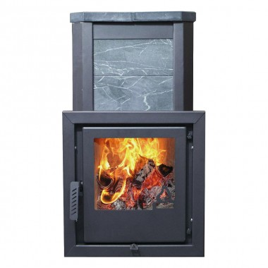 Печь для бани Варвара Сказка Мини c выносной топкой парная 6 – 12 м³