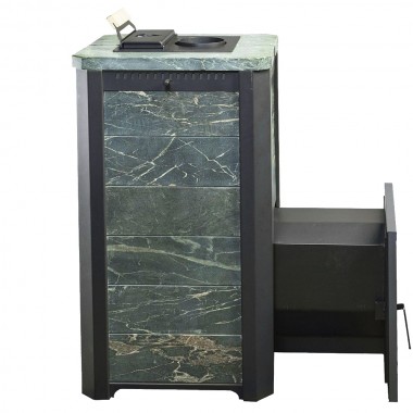 Печь для бани Варвара ТЕРМА Сказка c выносной топкой парная 12 – 24 м³