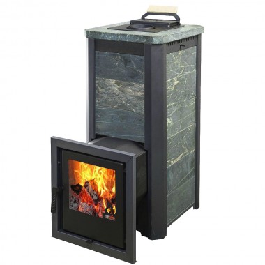 Печь для бани Варвара ТЕРМА Сказка c выносной топкой парная 12 – 24 м³