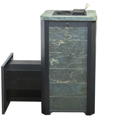 Печь для бани Варвара ТЕРМА Сказка c выносной топкой парная 12 – 24 м³