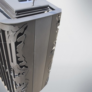 Печь для бани Варвара ТЕРМА Каменка мини Панорамная дверь с выносной топкой парная 6 – 12 м³