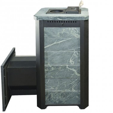 Печь для бани Варвара ТЕРМА Сказка Мини c выносной топкой парная 6 – 12 м³