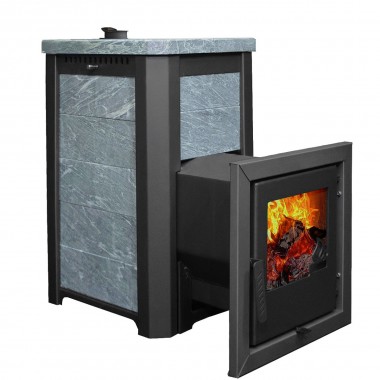 Печь для бани Варвара Сказка Мини c выносной топкой парная 6 – 12 м³