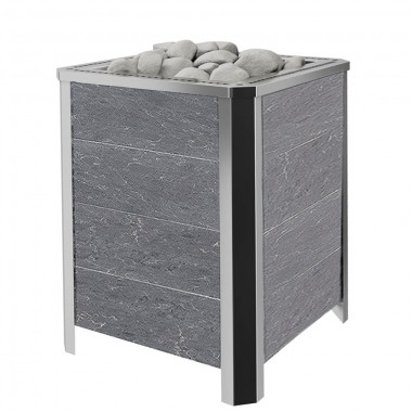 Электрическая печь Инжкомцентр ВВД Премьера М в камне Талькохлорит 12 кВт (380В) до 15 м³