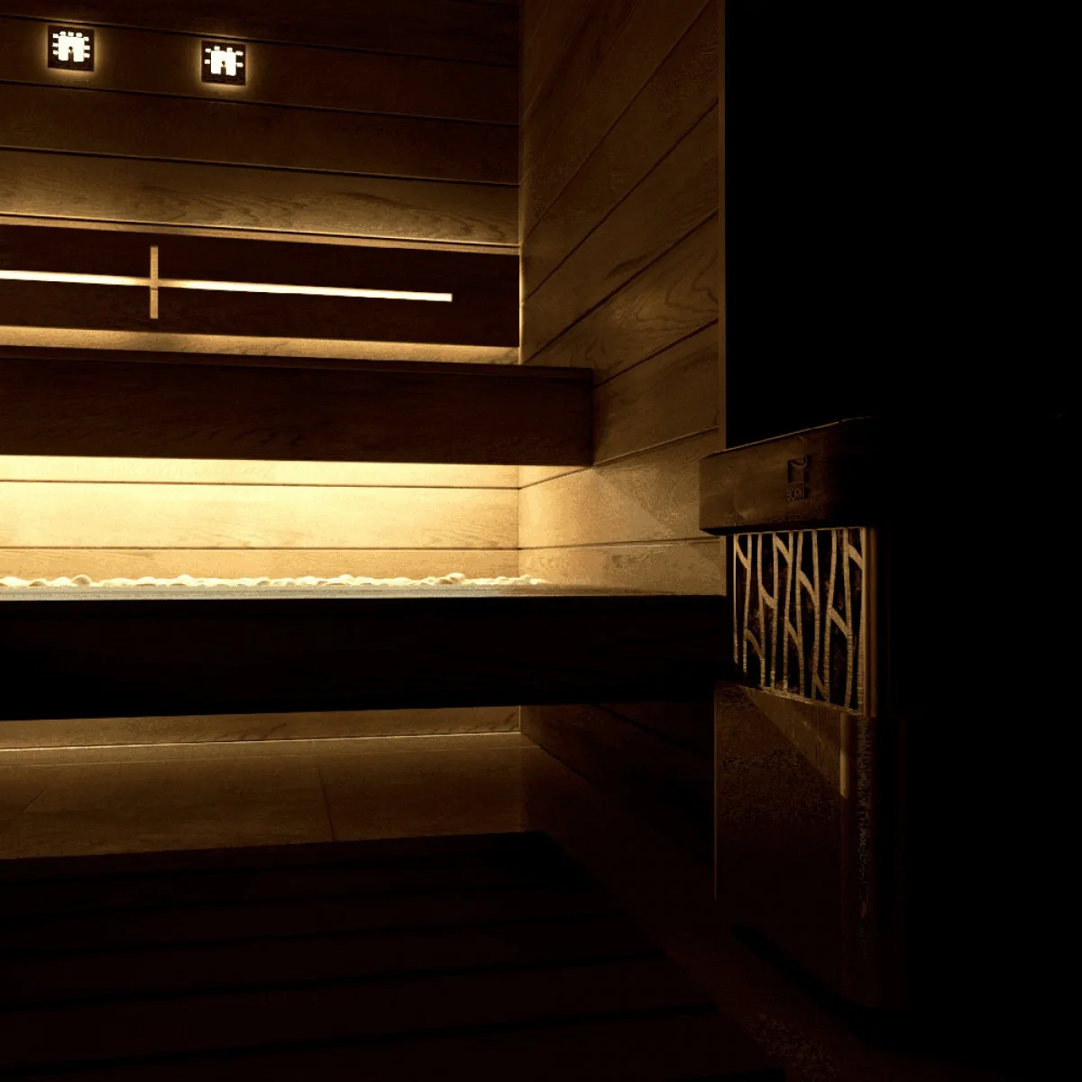 Электрическая печь BORN stone 135